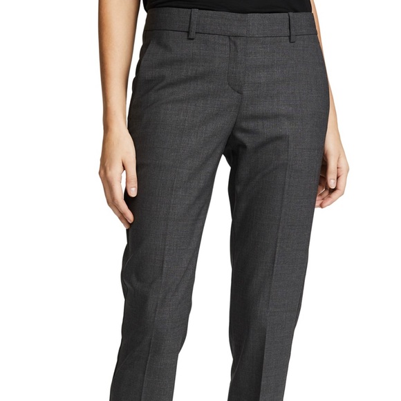 Theory Testra 2B Wool Trousers - Picture 2 of 14